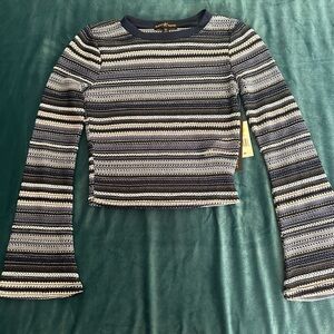Knitted Blue Top